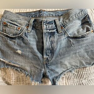 Levis 501 size 26 cut off Jean shorts